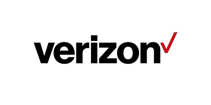 Logo of Verizon, a supporter of online courses for seniors