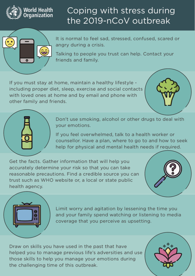 Tips for Coping with Stress During the Coronavirus Outbreak