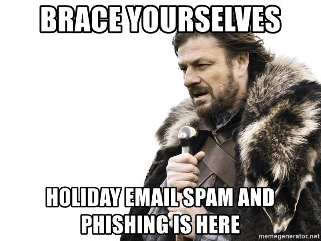 Beware of Holiday Email Spam and Phishing