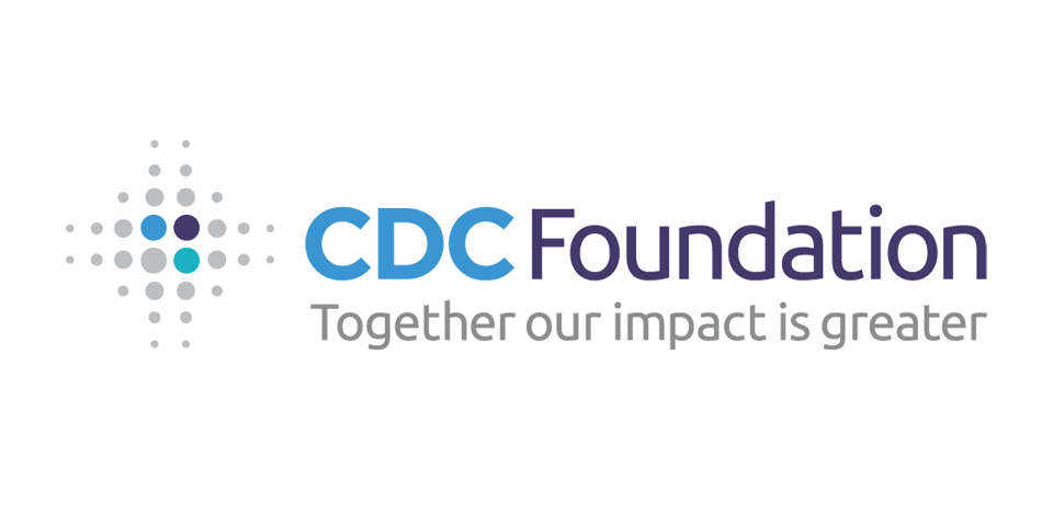 Logo of CDC Foundation, a supporter of classes for seniors