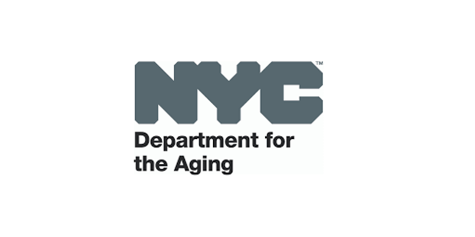 Logo of NYC DFTA, a supporter of online courses for seniors